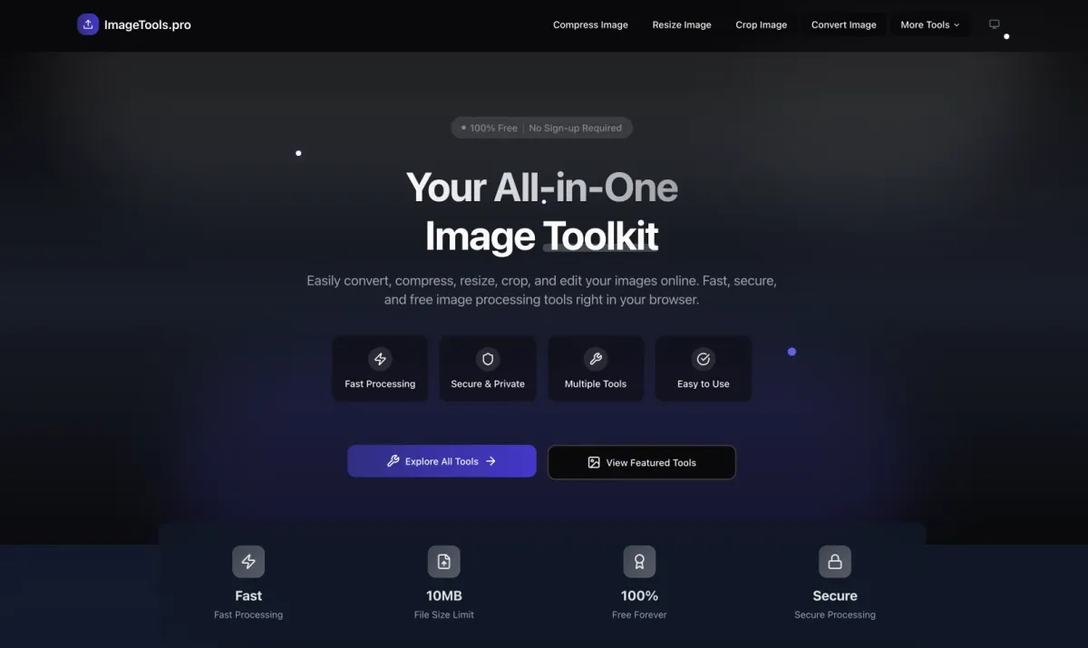 ImageTools.pro, online image processing website