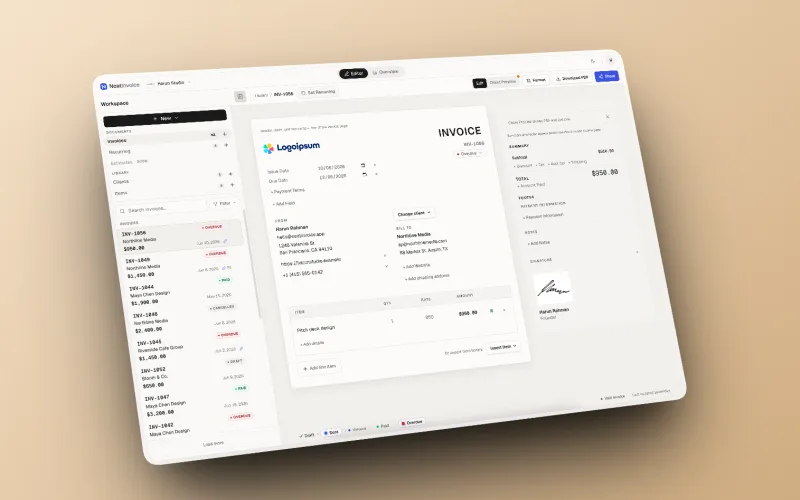 Next.js - Membangun NeatInvoice