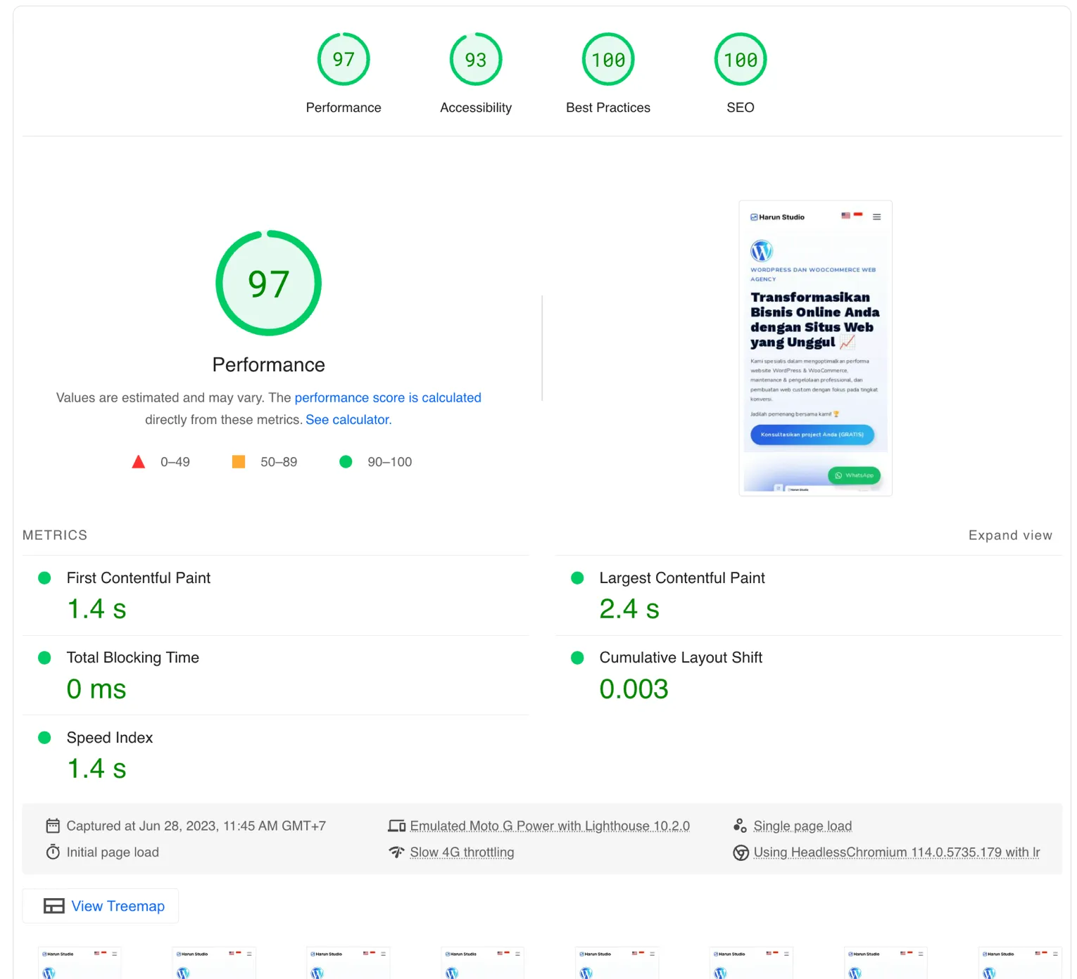 Monitoring Performa
